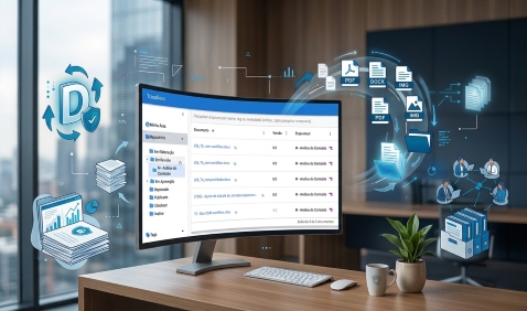Interface do TraceDocs em um notebook